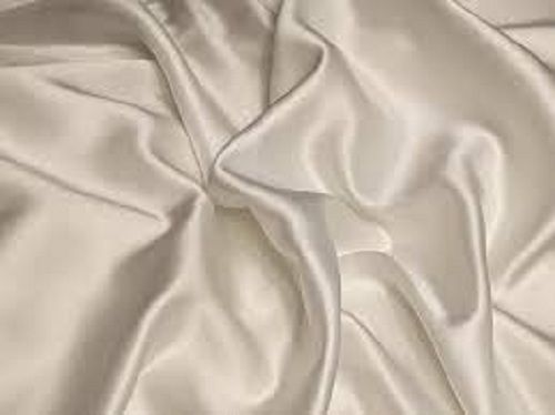 44 Inch Width Off White Colored Silk Fabric For Saree Making Density: 1.37 Gram Per Cubic Meter (G/M3)