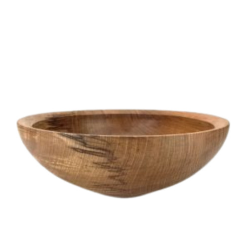 7 Inches Round And Plain Hand Crafted Wooden Bowl