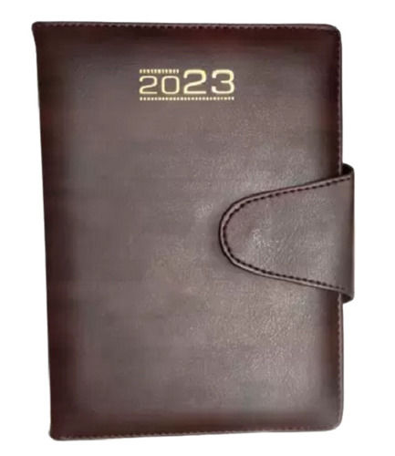 8.5 X 6 Inches Rectangular 300 Pages Hard Binding Executive Diary Cover Material: Leather