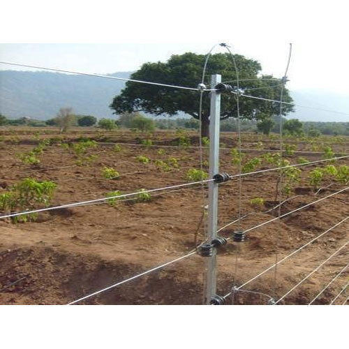 Wood Easily Assembled Stainless Steel Electric Solar Fencing