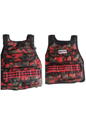 Printed Sleeveless Heavy Duty Weighted Jacket