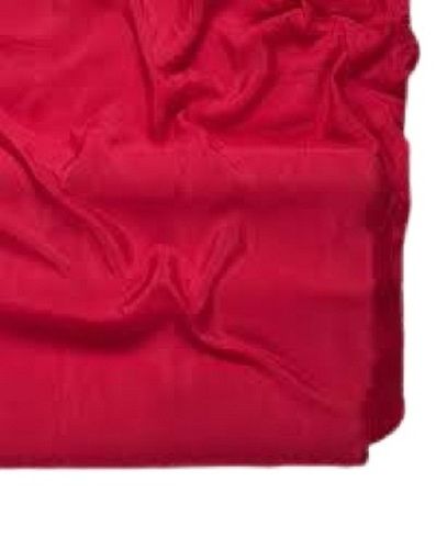 Quick Dry Red Plain Washable 50 Meter Length 40 Inch Width Soft Bright Silk Fabric For Multipurpose