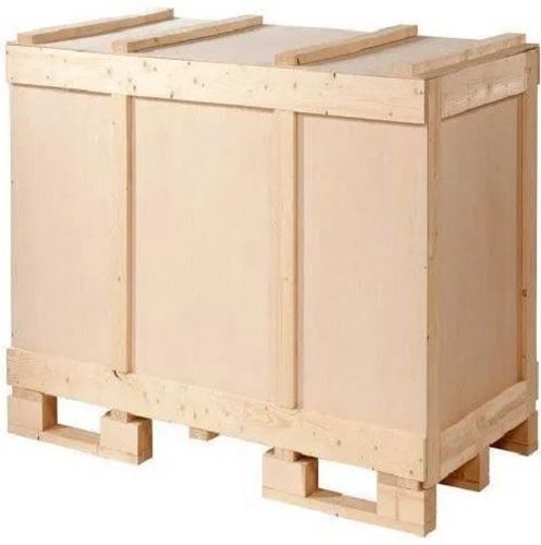 120 X 52 X 72 Inch Rectangular Glossy Lamination Plywood Box 
