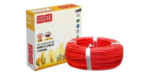 Red 13 Amps 1100 Voltage Electrical Pvc And Copper House Wire