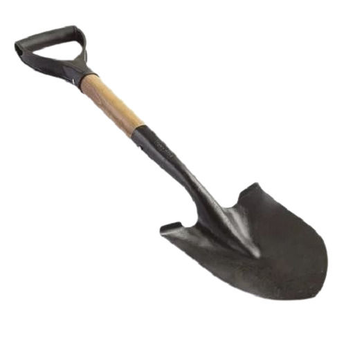 3.5 Feet Long Non Coated Wooden Hand Shovel For Digging
