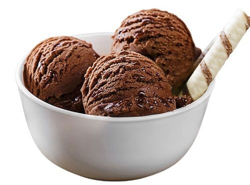 Delicious Brown Fresh Chocolate Ice Cream