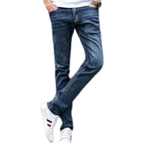 Men'S Regular Fit Straight Plain Dyed Casual Denim Jeans Age Group: >16 Years