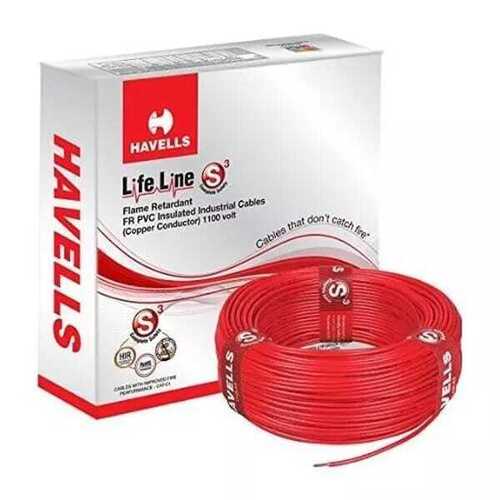 Round Shape Red Color Cable For Electrical Applications Use