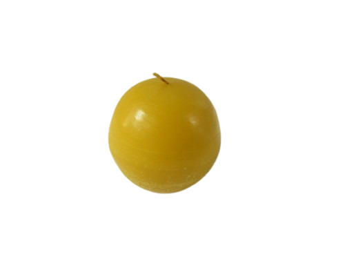 Scented Beeswax Candles - 2 Inch Round, Yellow Color | Eco-Friendly, Handmade, 2 Hour Burning Time, Cotton Wick