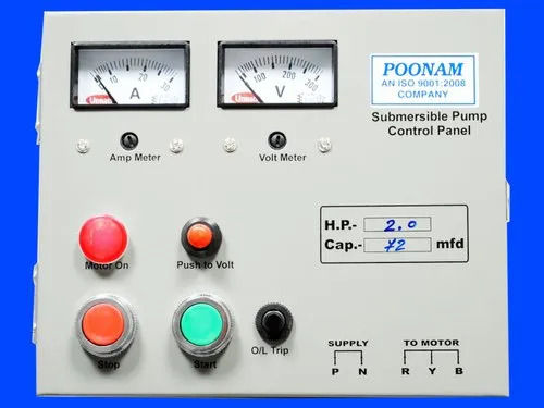 Single Phase Submersible Pump Control Panel For Industrial Use