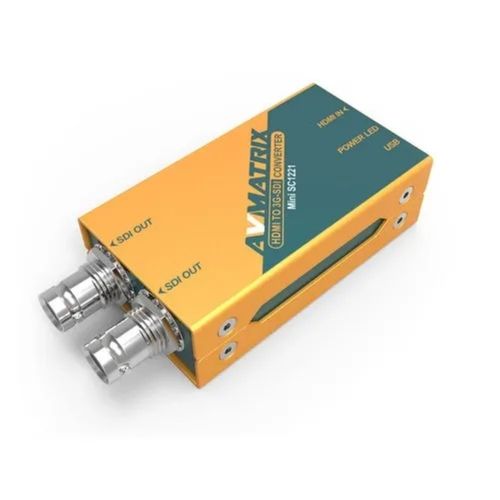  छोटे और हल्के वजन वाले HDMI से SDI वन पोर्ट मीडिया कन्वर्टर गेटवे नेटवर्क डिवाइस 