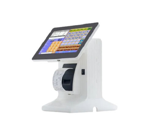 15 Inches Display 230 Voltage And 12 Ampere Plastic Body Pos Touch Screen Machine