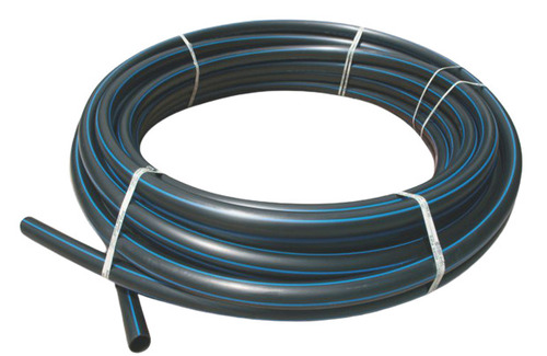 कृषि के लिए काले 20 मीटर लंबे और 3 मिमी मोटे गोल एचडीपीई प्लास्टिक पाइप