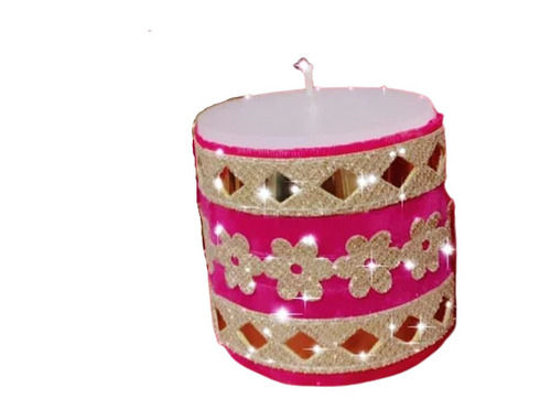 5 Inches Round Paraffin Wax Decorative Candles For Wedding And Home Decoration Burning Time: 30 Minutes