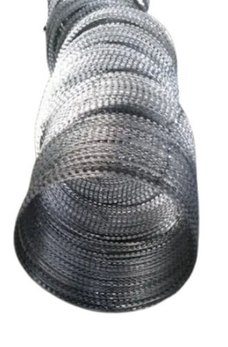 60 Meter And 4 Mm Thick Hot Rolled Stainless Steel Concertina Razor Coil Application: Industrial