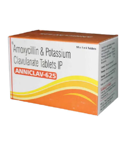 Amoxycillin And Potassium Clavulanate Tablets Ip, 10x1x6 Tablets Strips Pack