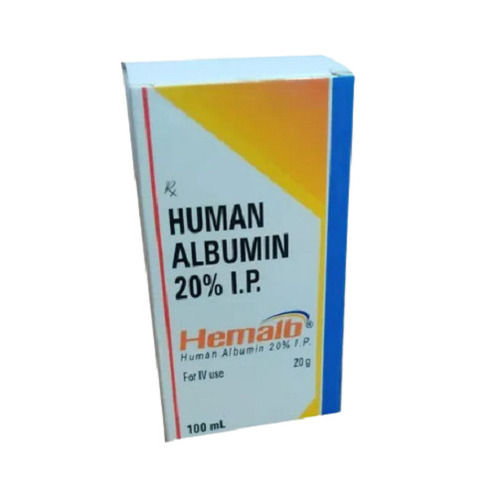 Human Albumin 20% I.P, Pack Of 100Ml General Medicines