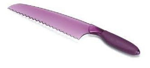 Lightweight Purple Plastic Cake Knife For Birthday