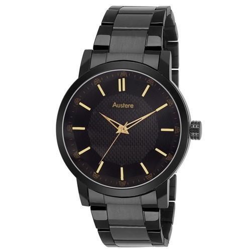 Modern Premium Designer Round Dial Quartz Platinum Men Wrist Watch