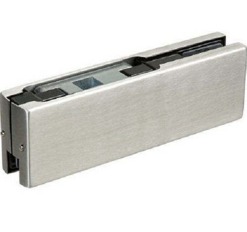 Silver Rectangular 25 Inch Long Patch Door Fitting