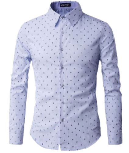 Regular Fit Casual Wear Full Sleeves Printed Cotton Shirt For Mens Chest Size: 38-40 Inch