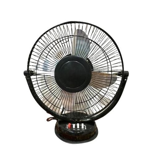 230 Volt 4 Blade Electrical Air Cooling Metal Table Fan Blade Diameter: 12 Inch (In)