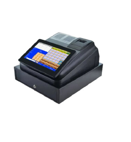 Black 32 X 32 X 40 Cm 220 Voltage Electronic Cash Register For Restaurant