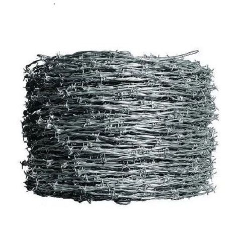 7 Meter Long Polished Galvanized Iron Barbed Wire Application: Military