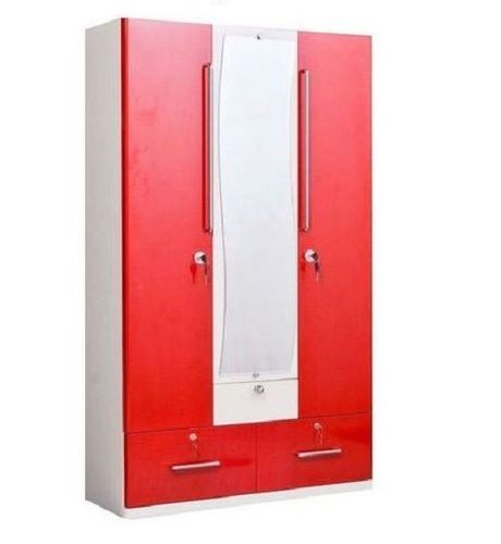 Machine Made 78 X 48 X 22 Inch Modern Double Door Steel Almirah For Bedroom 