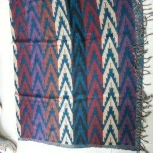 Multi Color Antibacterial Stain Resistant Knitted Printed Pattern Brushed Woolen Shawls