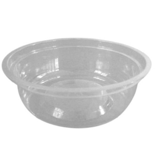 White Transparent Round Plastic Disposable Bowls For Event And Party