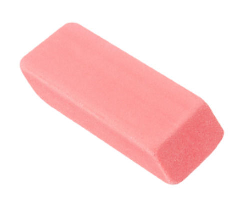 2 Inches Rectangular Long Lasting Non Dust Plain Eraser