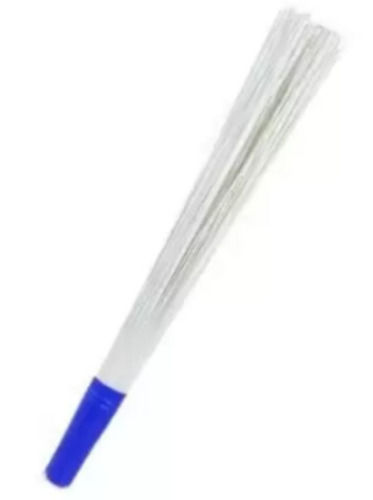 White And Blue 3 Foot Long Waterproof Durable Plain Pvc Broom Stick