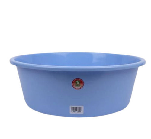 Blue 30 Litre Durable Round Plain Polypropylene Plastic Tub