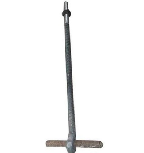 सिल्वर 450 Mm लंबा और 20 mm मोटा T आकार का स्टेनलेस स्टील फाउंडेशन बोल्ट