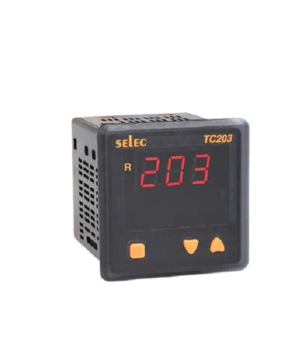 96 X 48 Mm Rectangular Plastic Body Digital Temperature Controller Application: Industrial