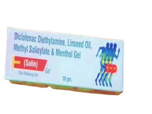 Diclofenac Diethylamine Linseed Oil Methyl Salicylate & Menthol Gel Solin  Age Group: Adult