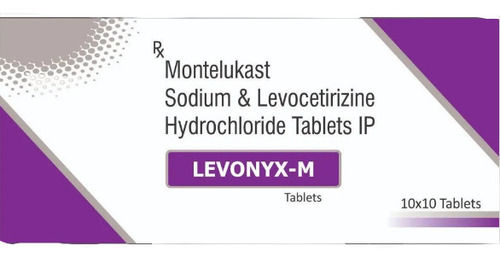 Levocetirizine Dihydrochloride Montelukast Tablet, 10 X 10 Tablets Blister Pack