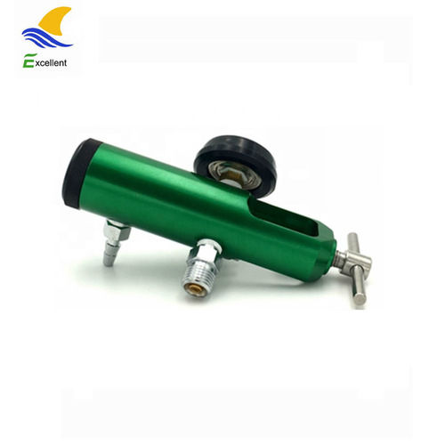 Medical Cga870 Aluminium Body Oxygen Gas Cylinder Pressure Regulator No. Of Outlet: 3 Outlets