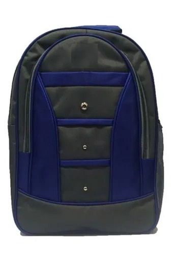 Blue Modern Design Medium Size Zipper Closure Recyclable Trekkers Fashion School Bag