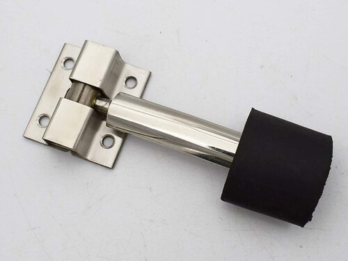 घर और होटल के उपयोग के लिए ग्रे स्टेनलेस स्टील डोर स्टॉपर