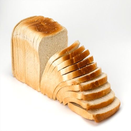 100% Fresh Plain White Bread For Break Fast