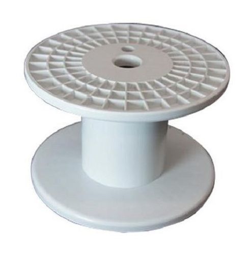 White 300 Mm Round Plastic Bobbin For Sewing Machine