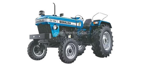 Blue 37 Hp Engine Power 3 Cylinder Sonalika Di 734 Tractor