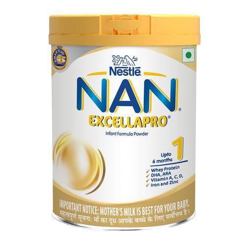 NestlA AC NAN EXCELLAPRO 1 Infant Formula Powder - Up to 6 months, Stage 1, 400g Tin Pack with Smartlid