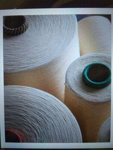 100%Cotton Plain White Cotton Yarn For Knitting, Sewing, Crochet