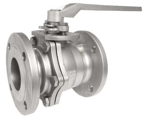 15mm To 200mm High Pressure Stainless Steel Ball Valve Flange - Stainless Steel, 15mm To 200mm Size Range, Grey Color, Industrial Use | Suitable For Water, Air, Gas Media