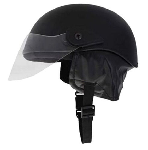 Black 28 X 24 X 16 Centimeter Half Face Plastic Helmet For Ladies