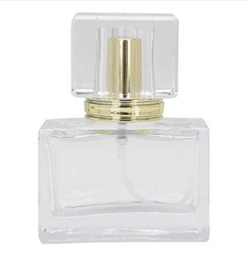 30 Ml Smooth Finish Plain Transparent Glass Perfume Bottles For Industrial