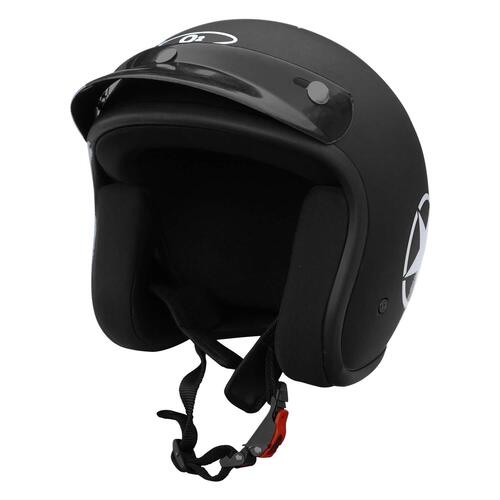 750 Grams Polycarboante Half Face Helmet For Mens